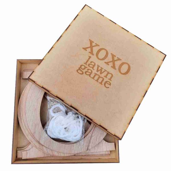 XOXO Tic Tac Toe Giant Lawn Family Game by Everything Laser