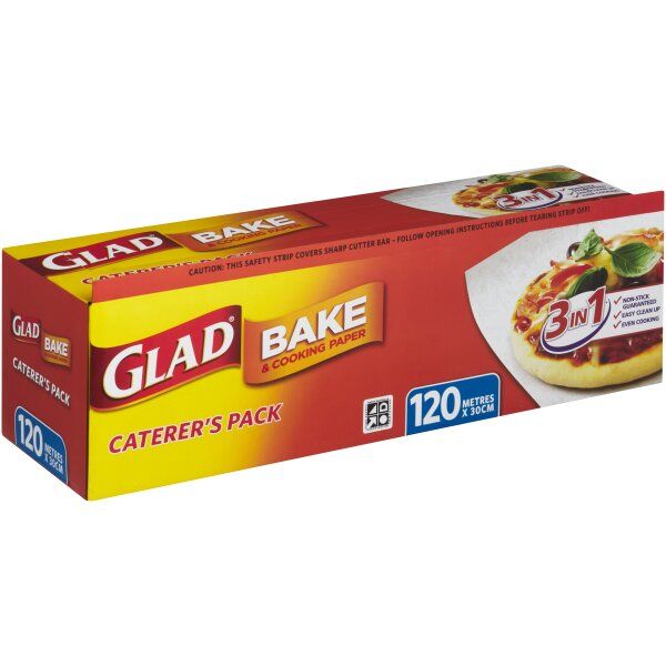 Glad Bake &amp; Cooking Paper Caterers Pack 120m