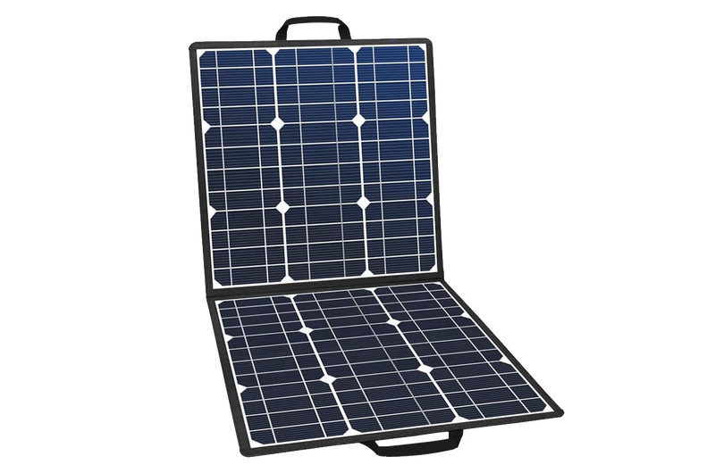Portable Solar Panel 100W 18V Black