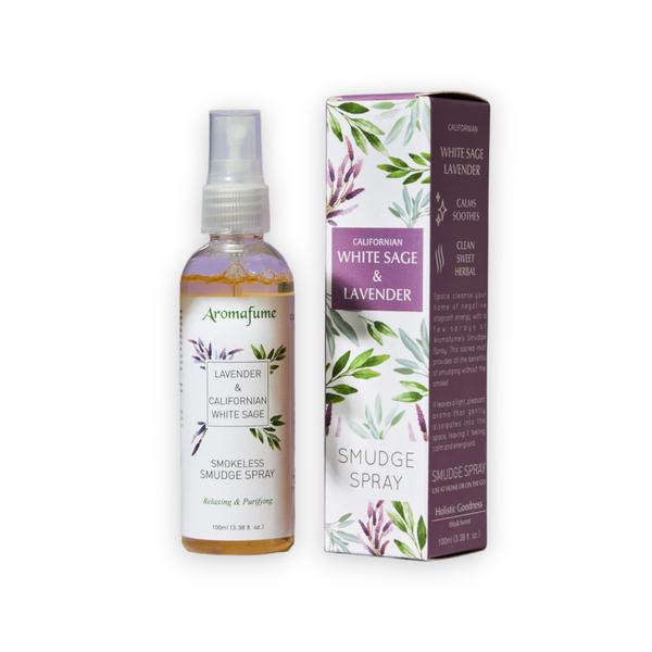Aromafume's White Sage &amp; Lavender Incense Smudge Spray 100ml