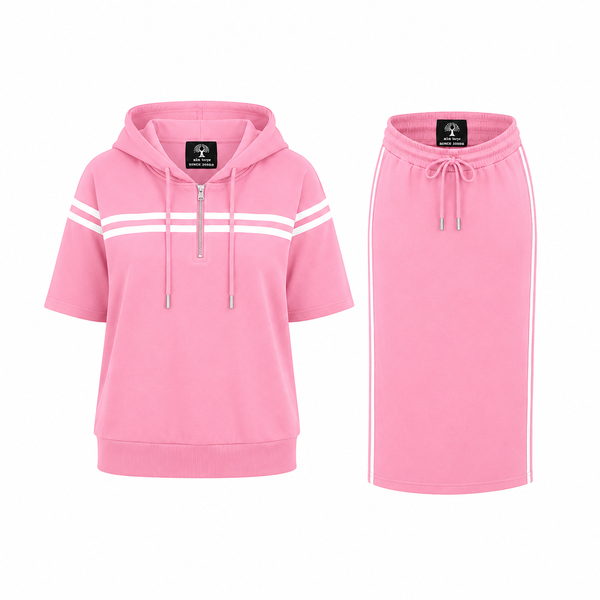 Secret Shield Pink Luxe Motion Co-Ord Blush Boulevard Lounge Set