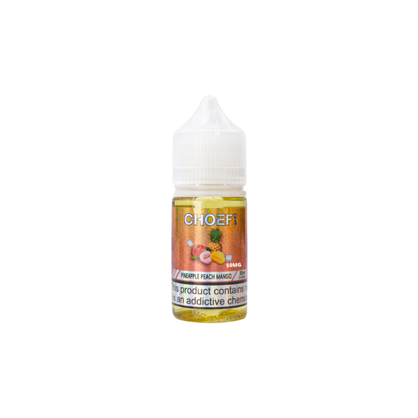 Choef 5%/50mg Salt E-liquid - 30ml - Pineapple Peach Mango
