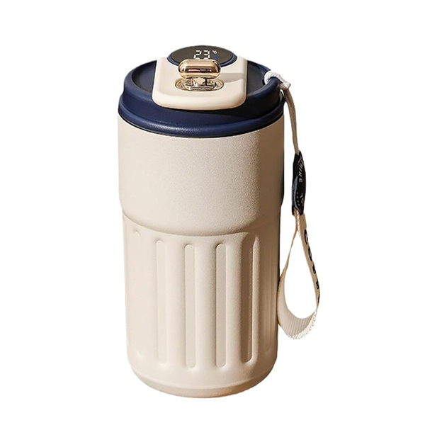 Digital Temperature Display Thermos Travel Mug - 450ml