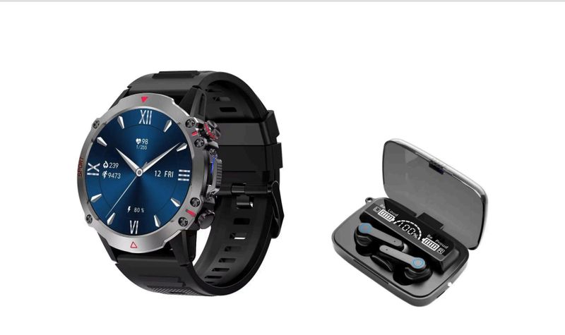 S611 Smart Watch And M19 Wireless Bluetooth Earbuds