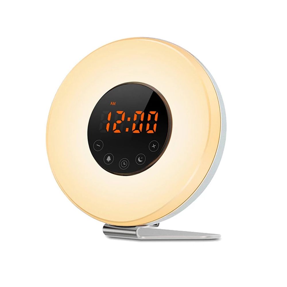 Wake Up Light With Sunrise Sunset Simulation FM Radio Snooze Alarm ...