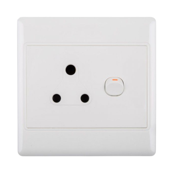 White 4x4 Single Socket