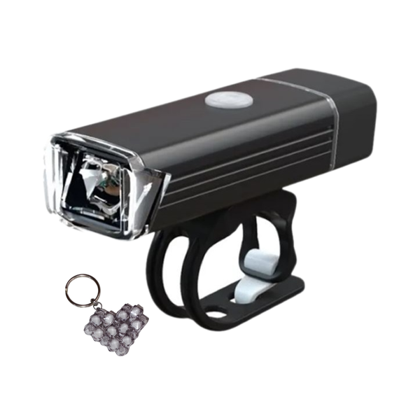 AB-ZX16 USB Rechargeable LED Bicycle Light And Handmade Keyholder