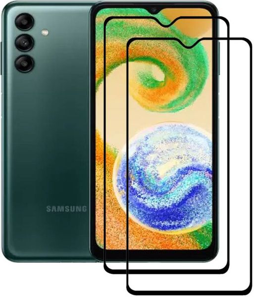 Galaxy A04s Screen Guard Protector 9D Tempered Glass 2 PACK