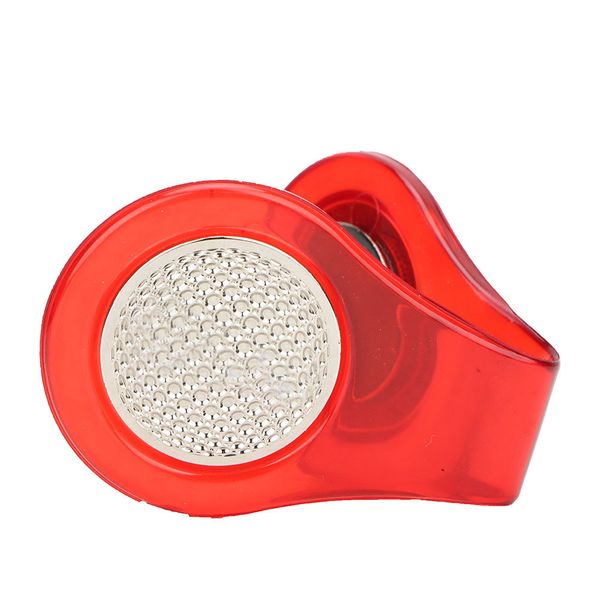 Red steel golf ball marker