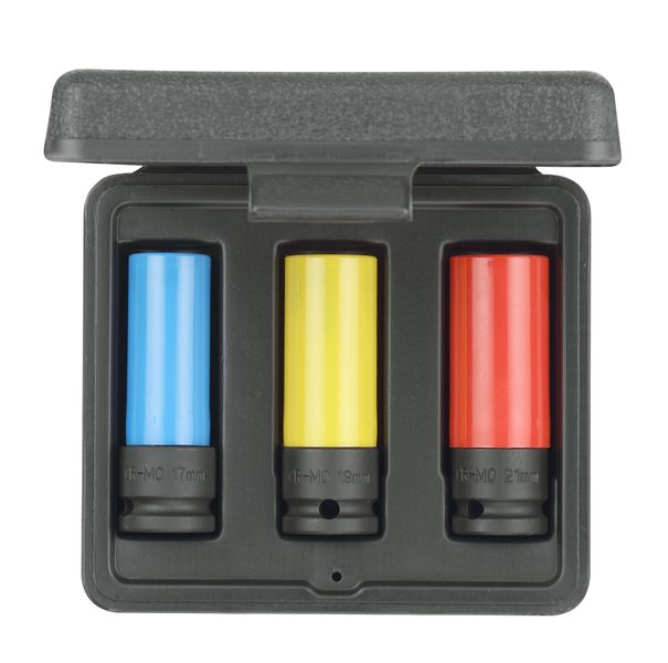 Gedore Red 3 Piece Impact Wrench Socket Set