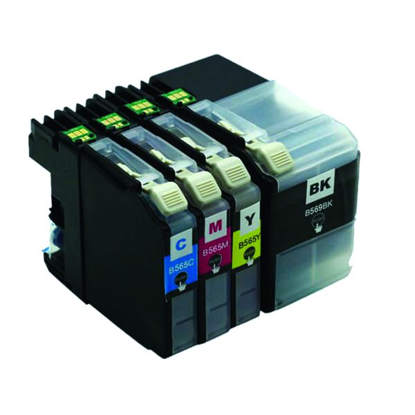 Compatible Brother LC679XL/ 675XL combo set Ink cartridge- B/C/M/Y