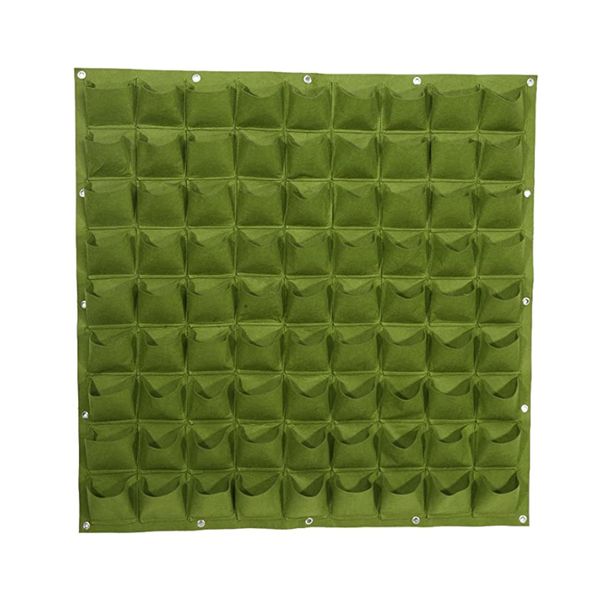 81 Pockets Vertical Wall Hanging Planter Bags