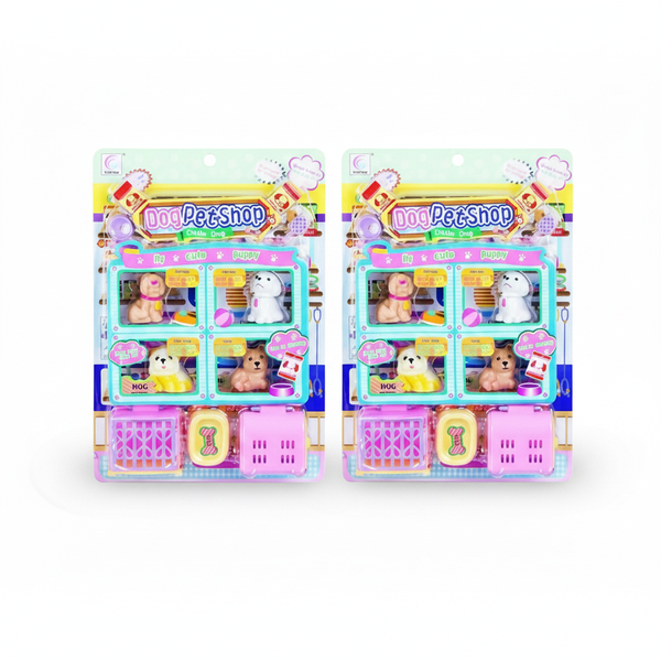 Adorable Petshop Play Set - 12 Piece - 2 Pack