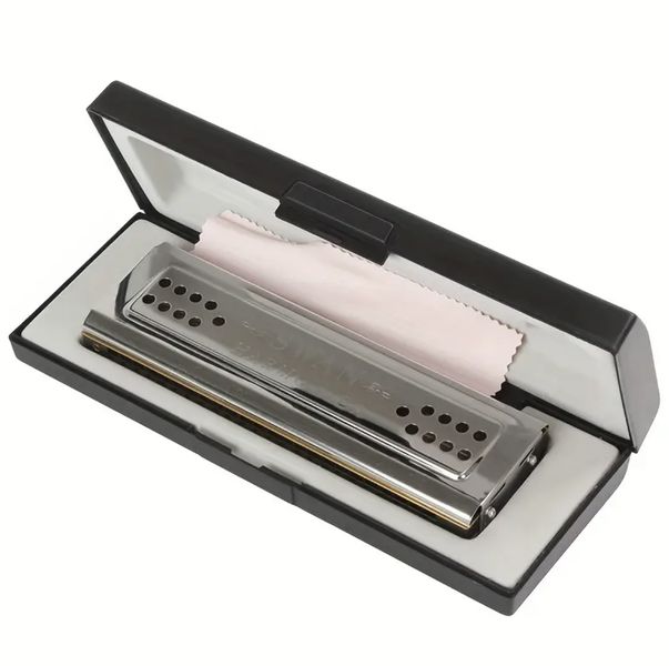 Bee Chromatic Finish Harmonica Large Size with 96 Notes