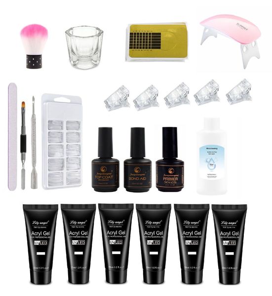 Professional Polygel Kit for Nails Extensions - Set 1