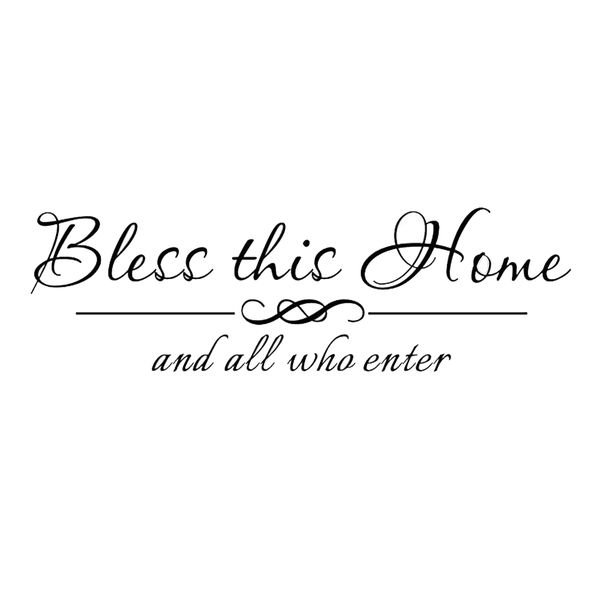 Sticker Art Wall Sticker - Bless This Home