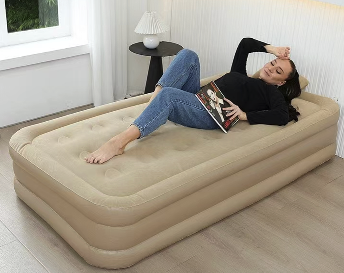 Single-Size Air Mattress Bed, Built-in Pump | Shop Today. Get it