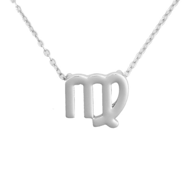 Virgo Horoscope Pendant Necklace Zodiac Sign Necklace with Birthday Gifts