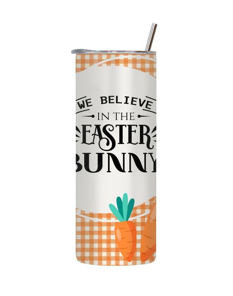 Carrots 20 Oz Tumbler with Lid and Straw Easter Graphic Design Present 090