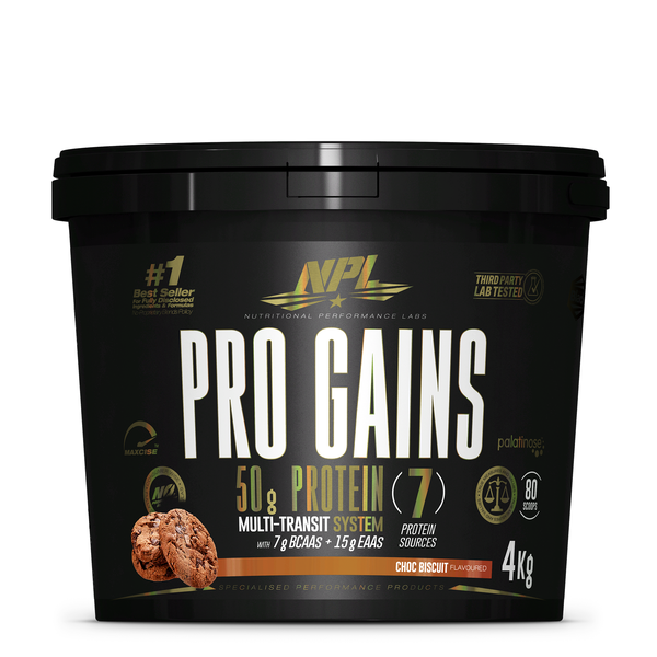 NPL Pro Gains - Choc Biscuit - 4kg