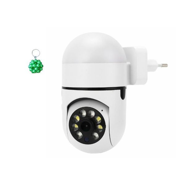 WiFi Smart 2 Pin Plug Camera Full HD With V380 App And A Keyholder