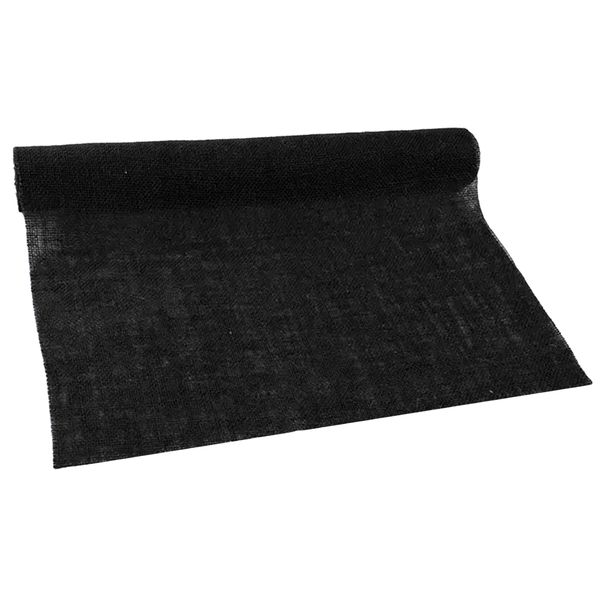 Matoc Hessian Jute Fabric - Black