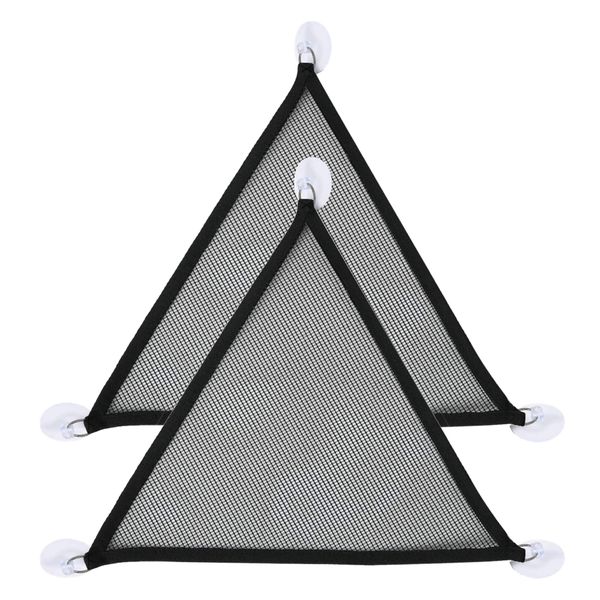 Pet Triangular Large Capacity Mesh Hammock for Reptile Habitat Set of 2