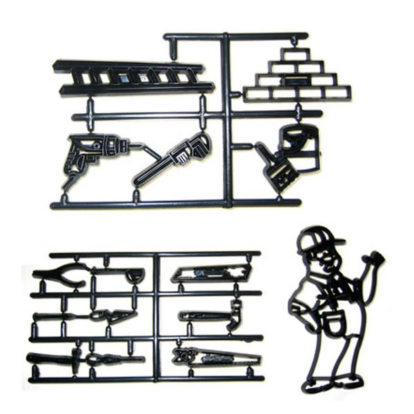 Patchwork Cutters DIY SET Builders Tools Sugarcraft Cake Icing Decorating
