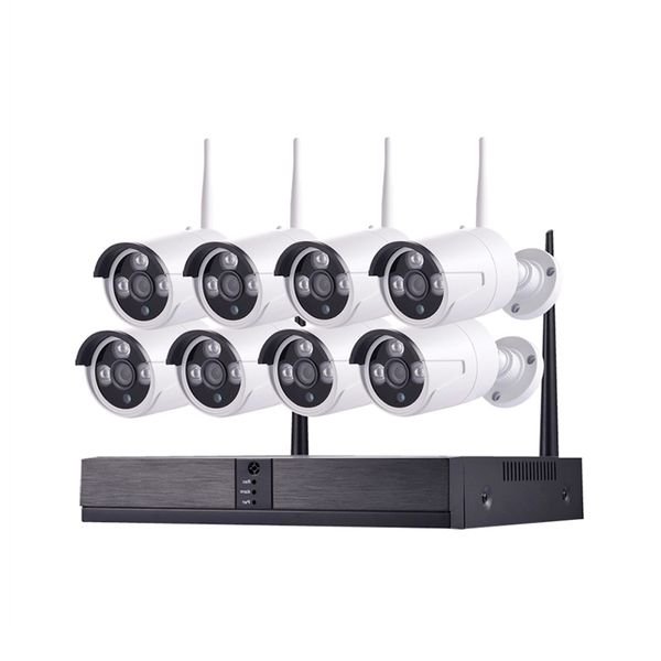 High Definition 8 Channel 1080P Wireless IP Camera System