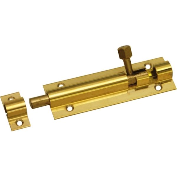 Bulk Pack x 3 Mackie - Bolt Barrel Straight Solid Brass 75mm