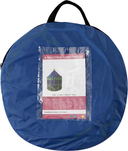Pop Up Play Tent for Kids for Outdoor - Blue/Pink