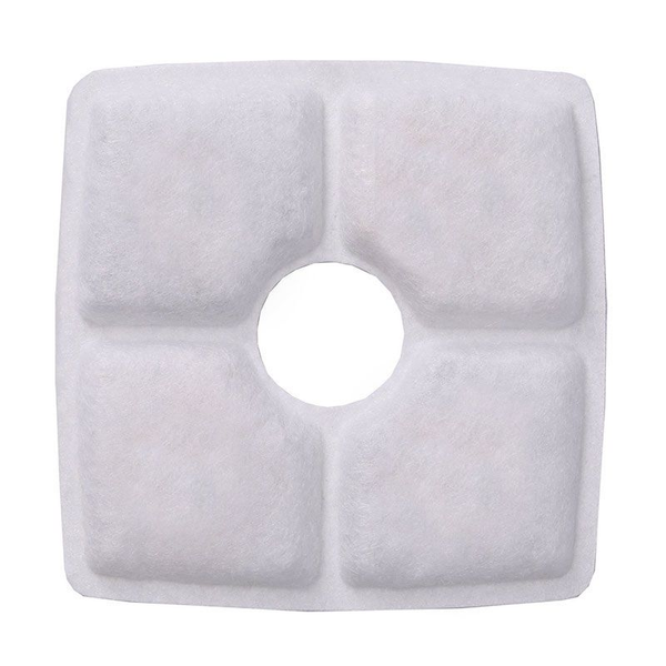 Pet Automatic Water Dispenser Cartridge Square Filter Cotton - 8 Pieces