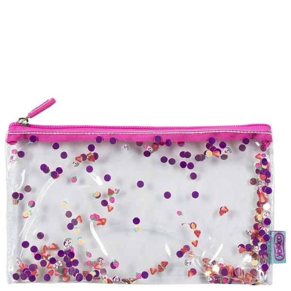 Fruit Glitter Filled Pencil Case