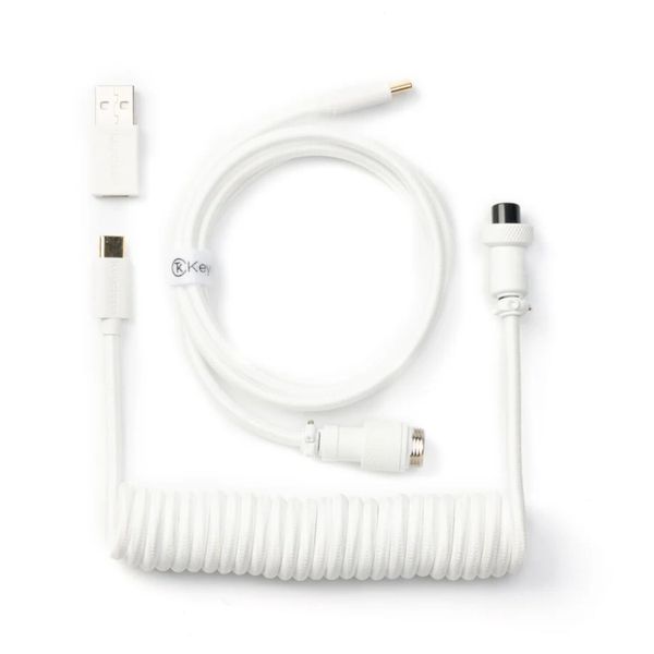 Keychron Coiled Aviator White Cable image