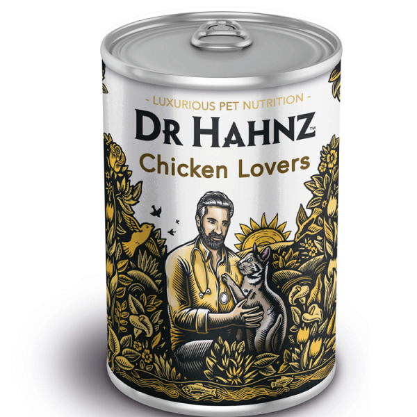 Dr Hahnz Cat Wet Food Chicken Lovers - 12 Cans x 415g