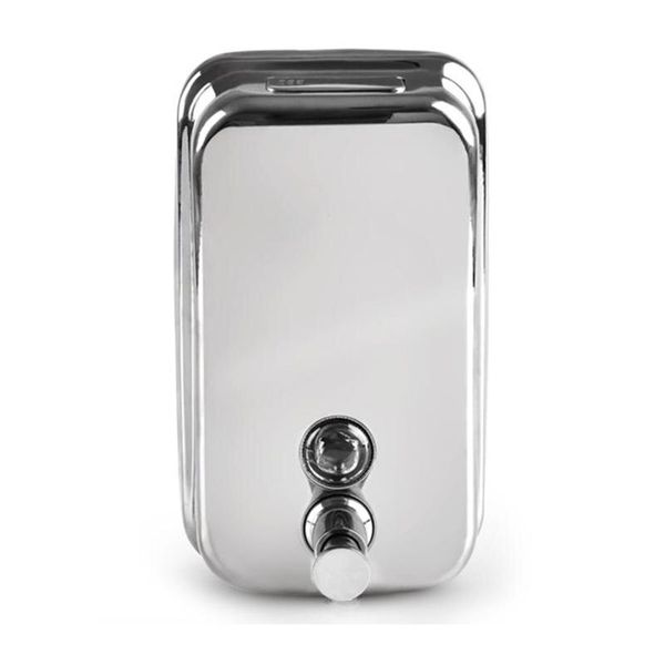 500ml Stainless Steel Wall Kitchen Soap Dispenser Bathroom Shampoo Soap