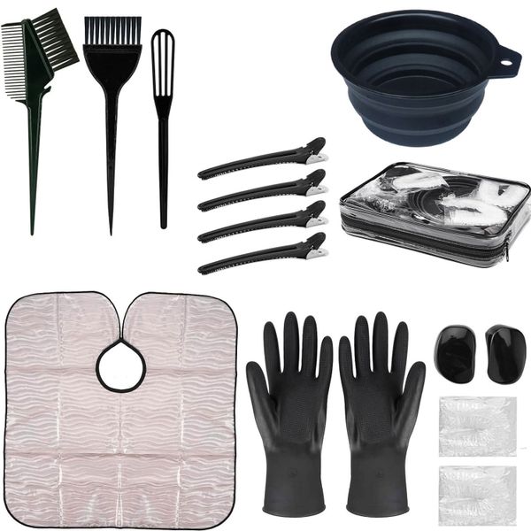 Hair dyeing tool set/baked shawl hair care hairdressing tool set 14 pieces