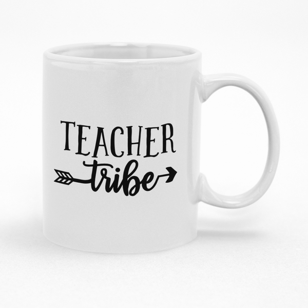 Teacher Tribe Funny Mug - Gift Idea for Birthday or Christmas