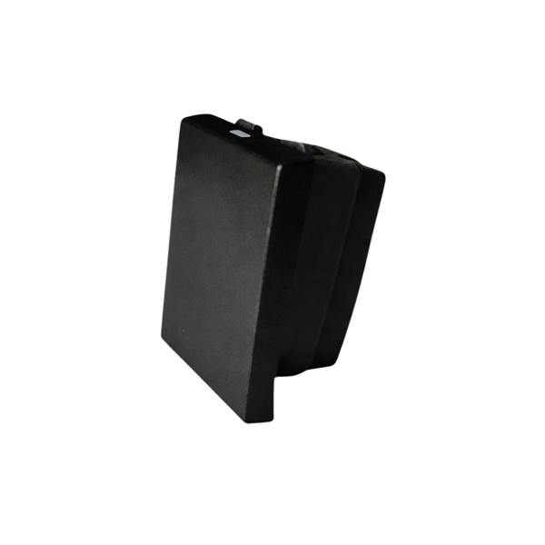 Onesto 2Gang 1W Bigger Rocker Switch Black