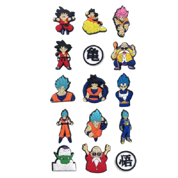 Dragon Ball Z Inspired Shoe / Croc Charms
