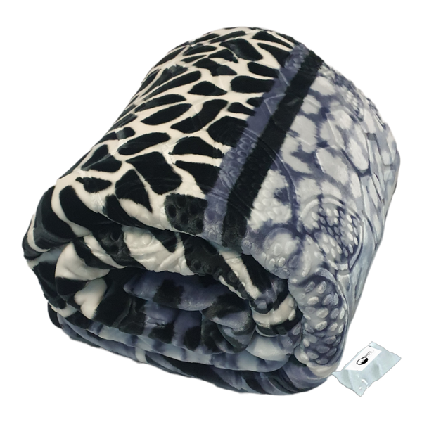 Ruling Premium Heavy Winter Zmbo Mink 2-Ply Blanket and Smte Tieback - F1