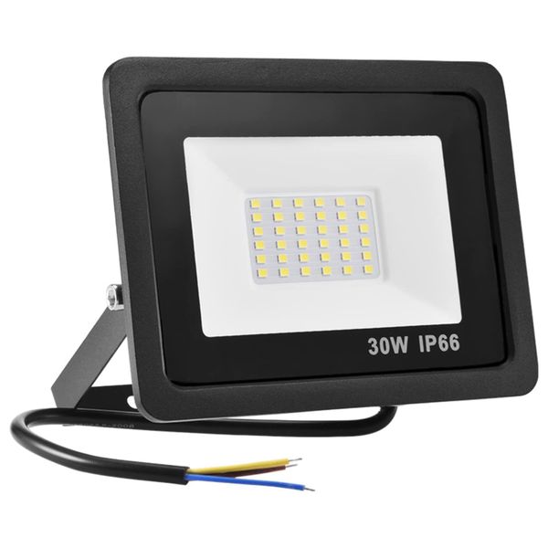 30W LED Outdoor Flood Light, IP66 Waterproof Security Lighting Fixture