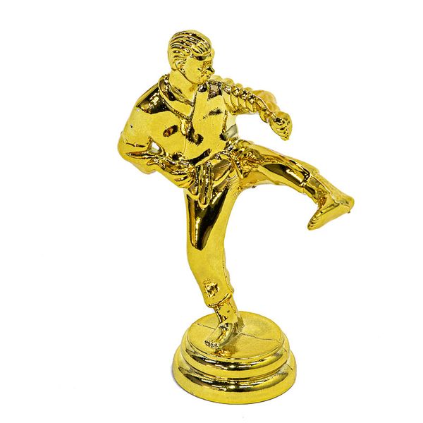 Gold Karate Figurine Trophy with Base