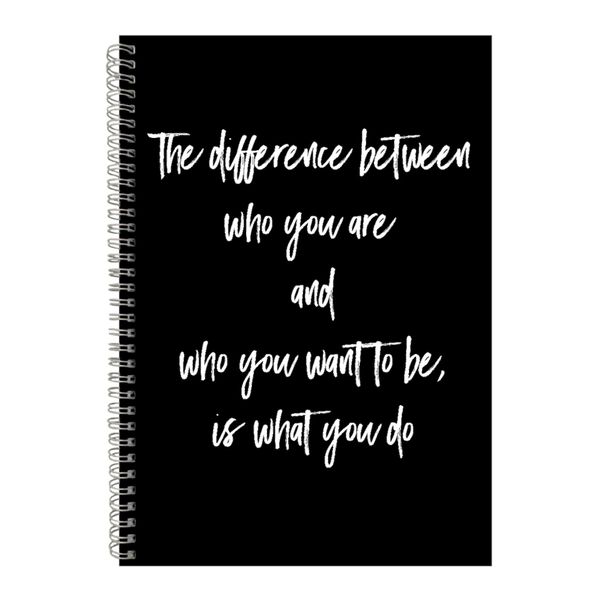 You Do A4 Notebook Spiral Lined Motivational Saying Graphic Notepad Gift153