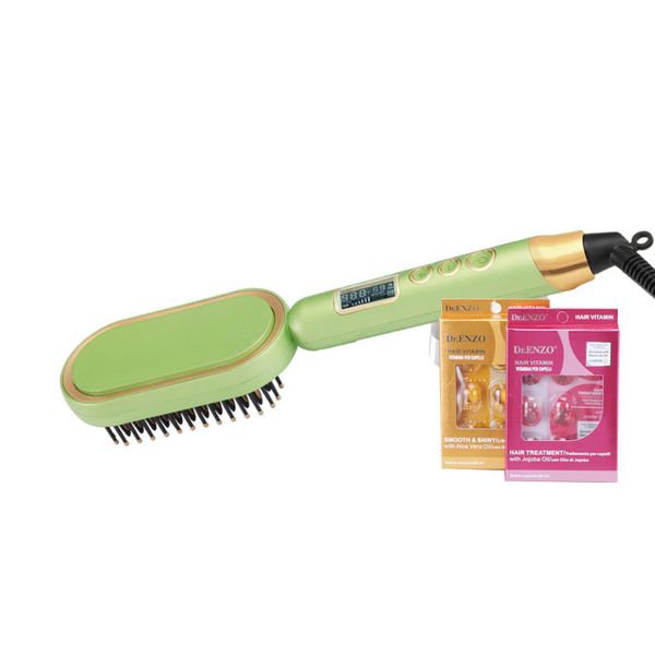Enzo Heated Straightening Brush/Comb