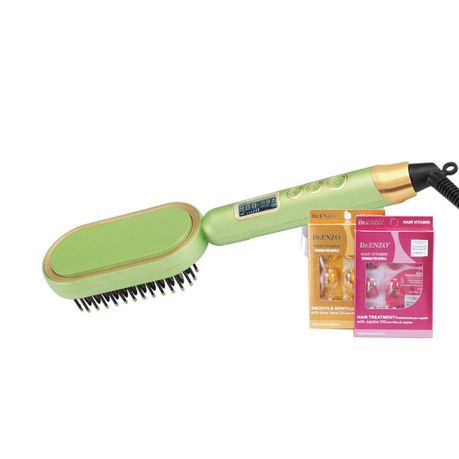 Enzo Heated Straightening Brush Comb Shop Today. Get it Tomorrow takealot