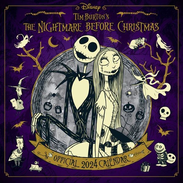 The Nightmare Before Christmas - 2024 Square Wall Calendar | Shop Today ...