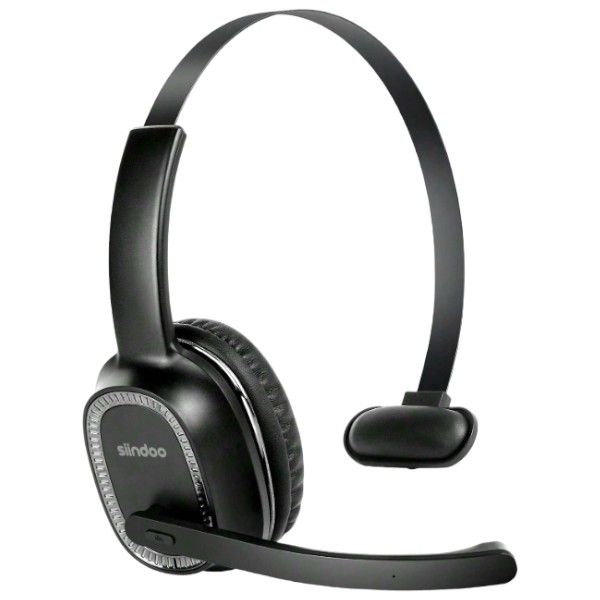 SIINDOO - JH-101 - Wireless Headset With Sound Isolation Microphone - Black