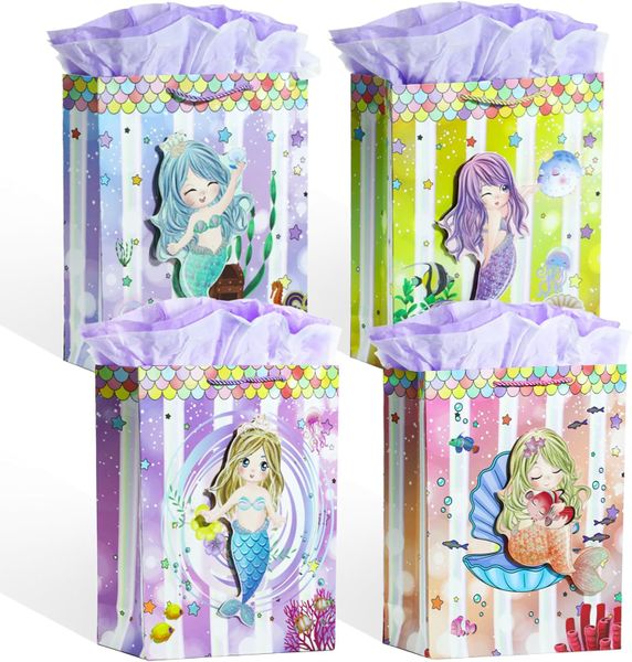 Medium Pop Up Kids Gift Bags (26x32cm) x 4