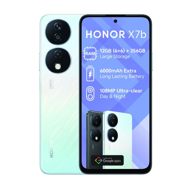 Honor X7b 256GB LTE Dual Sim - Flowing Silver